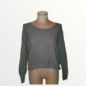 Ladies Zip Back Sweater - Medium